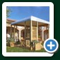 Vendita gazebo e patio in legno per arredare il giardino a Pisa Livorno Lucca ...