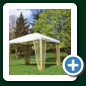 Vendita gazebo e patio in legno per arredare il giardino a Pisa Livorno Lucca ...