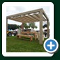 Vendita gazebo e patio in legno per arredare il giardino a Pisa Livorno Lucca ...